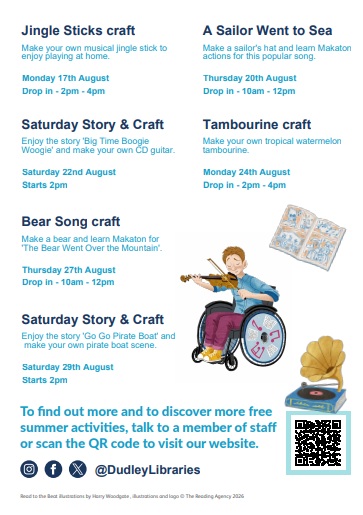 Brierley Hill Library - Summer Reading Challenge: Jingle Sticks